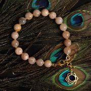 Multicoloured Moonstone Bracelet - Sacral Chakra